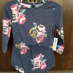 Girls Flowered Tunic